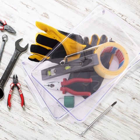 ORGANIZER DO LODÓWKI POJEMNIK Z POKRYWKĄ NA PRZYPRAWY PRODUKTY SPOŻYWCZE 32.5X20X10.5CM ORION 731634