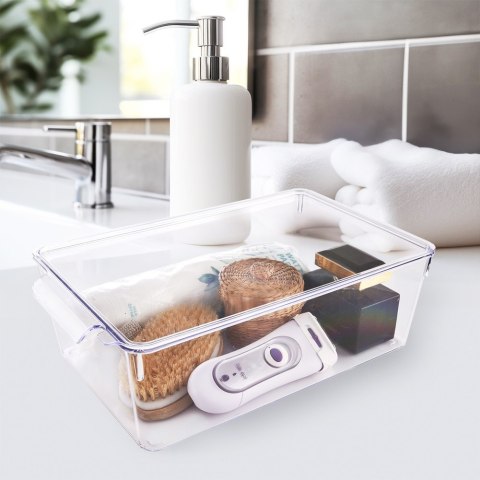 ORGANIZER DO LODÓWKI POJEMNIK Z POKRYWKĄ NA PRZYPRAWY PRODUKTY SPOŻYWCZE 32.5X20X7.5CM ORION 731633