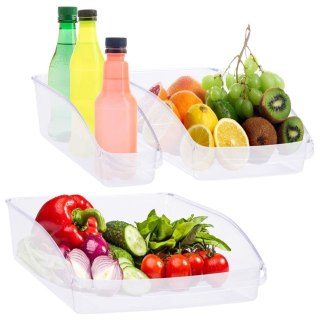 ORGANIZER DO LODÓWKI POJEMNIK ZESTAW 3 ELEMENTY EXCELLENT HOUSEWARE 124008