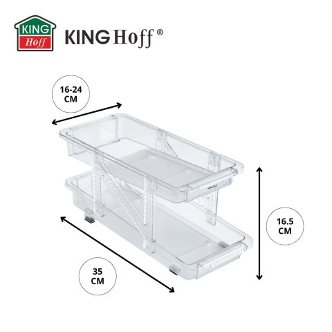 ORGANIZER DO PRZECHOWYWANIA PUSZEK 2-POZIOMOWY NA PUSZKI KINGHOFF KH-1944