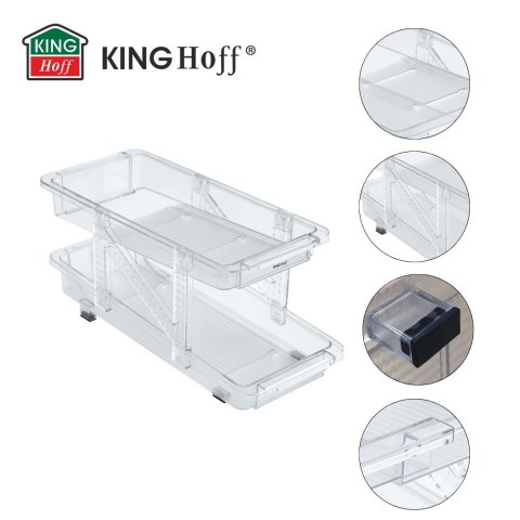 ORGANIZER DO PRZECHOWYWANIA PUSZEK 2-POZIOMOWY NA PUSZKI KINGHOFF KH-1944