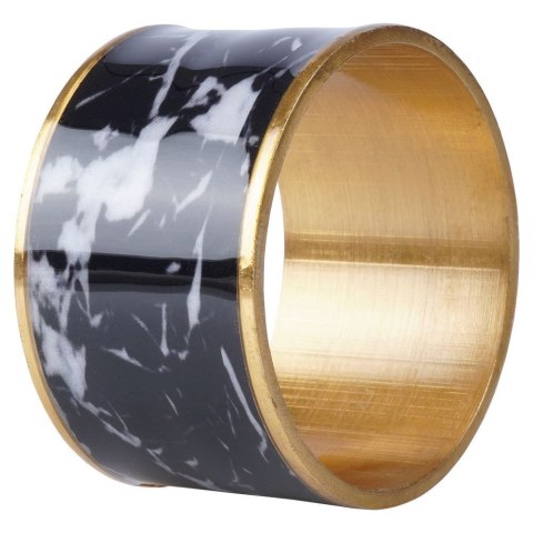 Obrączki pierścienie na serwetki metalowe obrączka 4.5cm 4 sztuki VILDE 139439