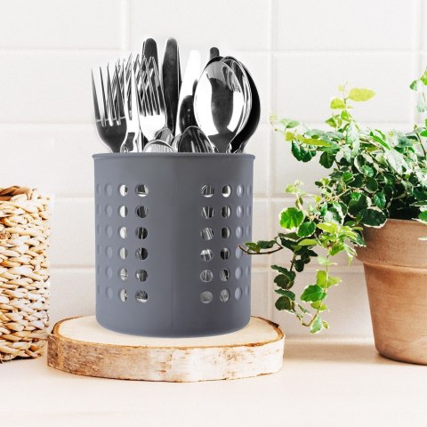 Ociekacz stojak na przybory kuchenne szary matowy ORION 154312