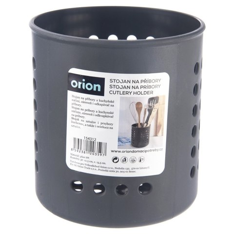 Ociekacz stojak na przybory kuchenne szary matowy ORION 154312