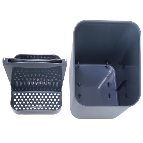 Ociekacz stojak na sztućce uniwersalny szary VILDE 229046-S