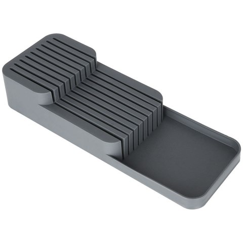 Organizer na noże przybory sztućce do szuflady szary 39x14.5x7.5cm VILDE 229012-S