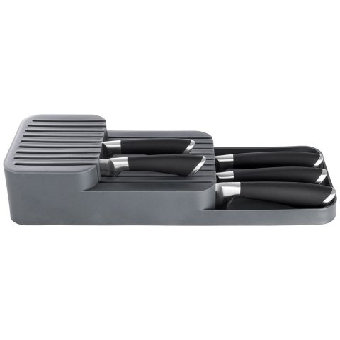 Organizer na noże przybory sztućce do szuflady szary 39x14.5x7.5cm VILDE 229012-S