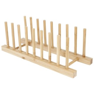 Organizer uchwyt stojak podstawka na pokrywki talerze bambusowy BRUNBESTE BB-2562