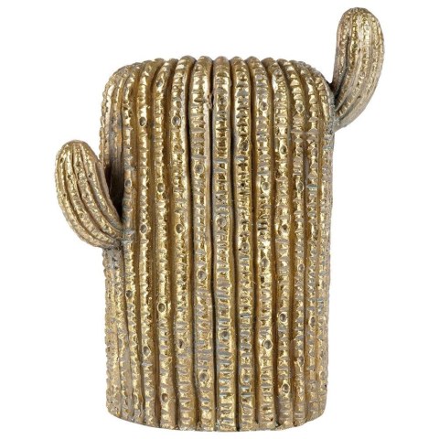 Osłona na doniczkę doniczki duża cementowa osłonka ozdobna złota kaktus 34.5cm VILDE 339456