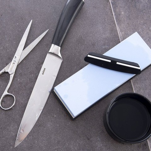 Ostrzałka do noży kuchennych i nożyczek narzędzi kamienna osełka ORION 141131