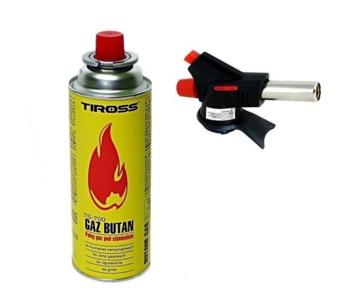 PALNIK GAZOWY + KARTUSZ 227g LUTLAMPA LUTOWNICA TIROSS TS-705-G