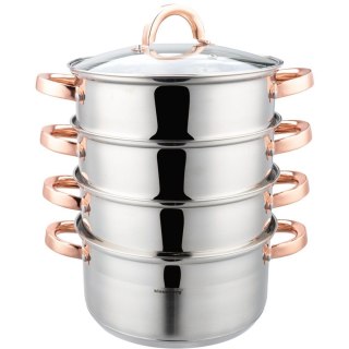 PAROWAR GARNEK ZESTAW DO GOTOWANIA NA PARZE 22CM 5 EL. KLAUSBERG KB-7733