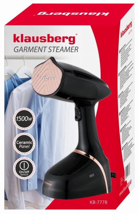 PAROWNICA DO PRASOWANIA UBRAŃ I TKANIN KLAUSBERG KB-7778
