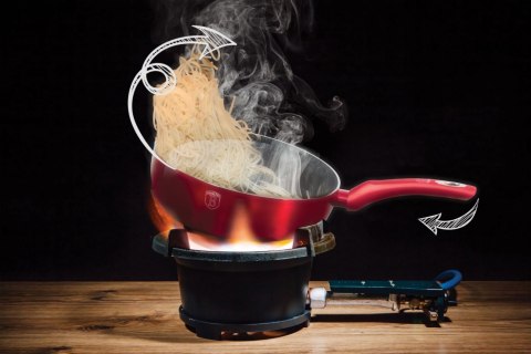 PATELNIA GŁĘBOKA CHEF FLIP 26cm BERLINGER HAUS BURGUNDY BH-1302