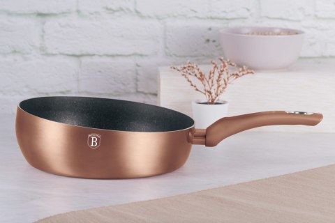 PATELNIA GŁĘBOKA CHEF FLIP 26cm BERLINGER HAUS ROSE GOLD BH-1522N