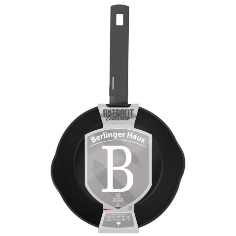PATELNIA GŁĘBOKA Z POWŁOKĄ TYTANOWĄ 24CM BERLINGER HAUS ANTRACIT BH-8120