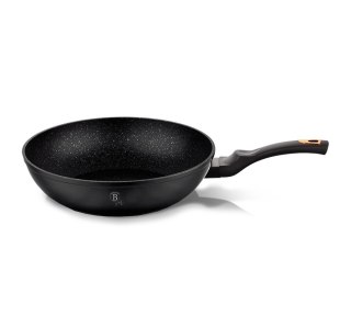 PATELNIA GRANITOWA / WOK 28CM BERLINGER HAUS BLACK ROSE BH-1638-N