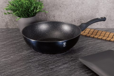 PATELNIA GRANITOWA / WOK 30CM BERLINGER HAUS METALLIC LINE AQUAMARINE BH-6114