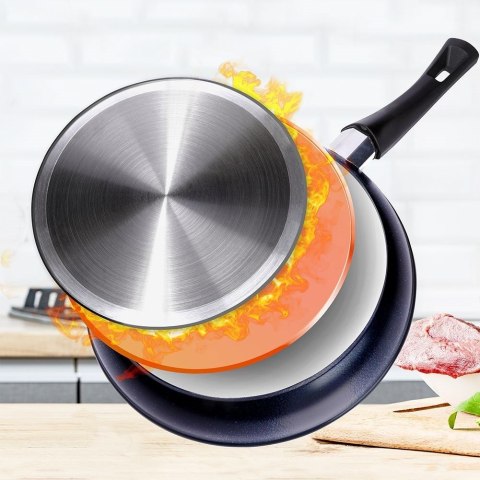 Patelnia diamentowa nieprzywierająca na indukcję z odpinanym uchwytem DIAMANT 28 cm ORION 112937