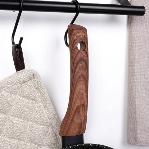 Patelnia do naleśników naleśnikowa granitowa BLACK&WOOD 26 cm VILDE 199010