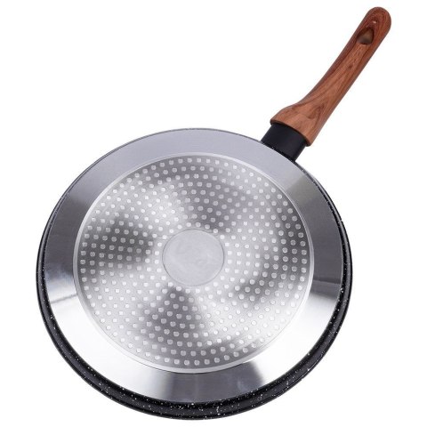 Patelnia do naleśników naleśnikowa granitowa BLACK&WOOD 26 cm VILDE 199010