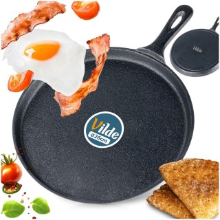 Patelnia do smażenia naleśników naleśnikowa żeliwna CAST LINE 26 cm VILDE 199069