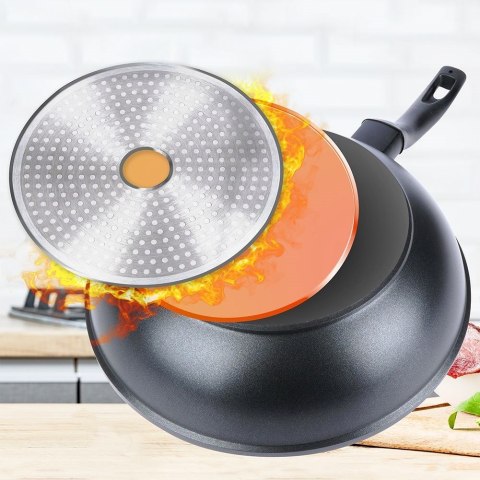 Patelnia głęboka wok granitowa nieprzywierająca indukcja GRANDE 30 cm ORION 112968