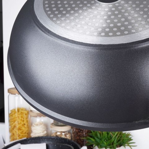 Patelnia głęboka wok granitowa nieprzywierająca indukcja GRANDE 30 cm ORION 112968