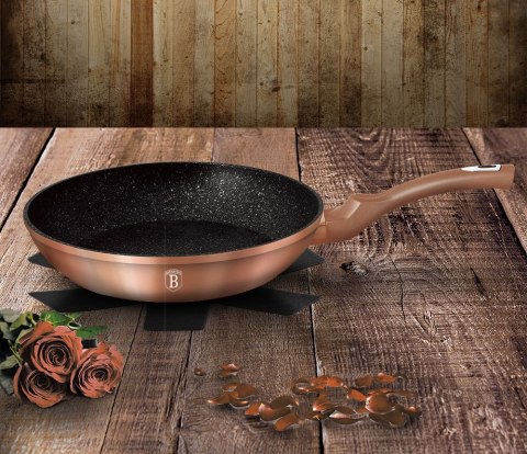 PATELNIA GRANITOWA 30CM BERLINGER HAUS METALLIC ROSE GOLD LINE BH-1511-N
