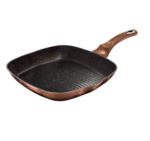 PATELNIA GRILLOWA 28x28cm BERLINGER HAUS ROSE GOLD NOIR BH-1889