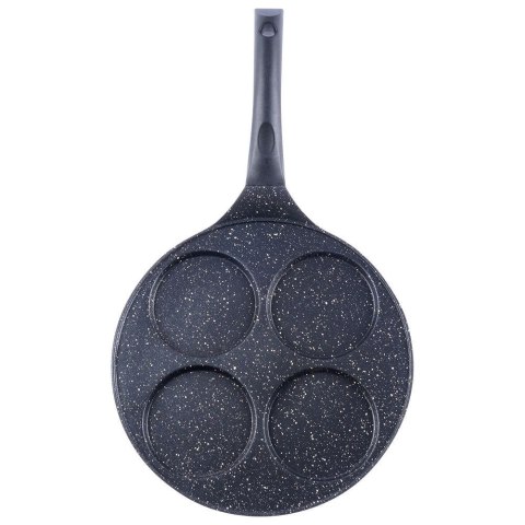 Patelnia granitowa do jajek sadzonych placków pancakes 4 otwory GRANDE 27 cm ORION 112935