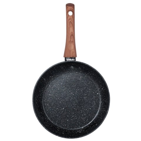 Patelnia granitowa nieprzywierająca indukcja NON-STICK BLACK&WOOD 24 cm VILDE 199060
