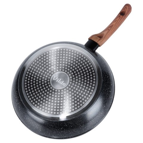 Patelnia granitowa nieprzywierająca indukcja NON-STICK BLACK&WOOD 28 cm VILDE 199062