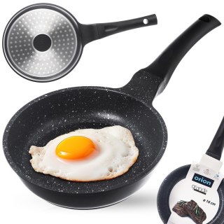 Patelnia granitowa nieprzywierająca indukcja NON-STICK GRANDE 16 cm ORION 113210