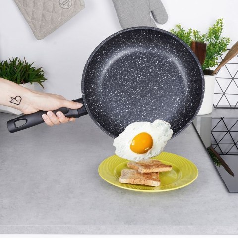 Patelnia granitowa nieprzywierająca indukcja NON-STICK GRANDE 28 cm ORION 112973