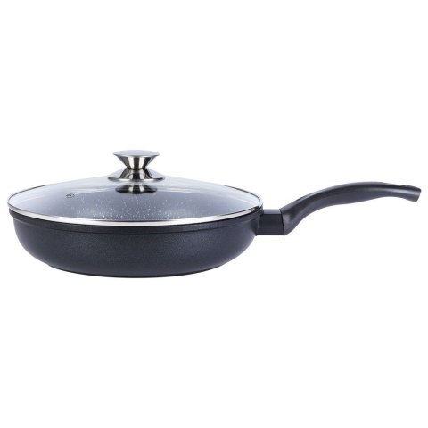 Patelnia granitowa nieprzywierająca indukcja NON-STICK z pokrywką GRANDE 28 cm ORION 112990