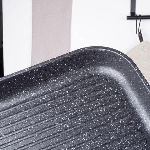 Patelnia grillowa do grillowania GRILL granitowa kwadratowa GRANDE 26x26 cm ORION 112969