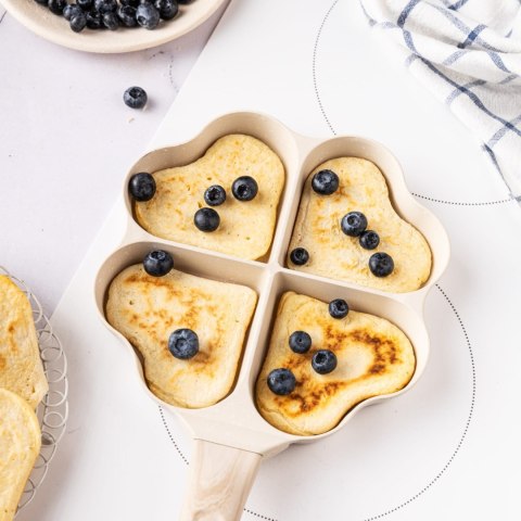 PATELNIA MARMURKOWA 4 W 1 SERCA DO NALEŚNIKÓW JAJEK PLACKÓW KLAUSBERG KB-7819 BEŻOWA