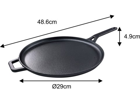 PATELNIA NALEŚNIKOWA ŻELIWNA 29 CM KINGHOFF KH-1895