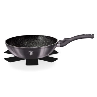 PATELNIA WOK GRANITOWA 28cm BERLINGER HAUS METALLIC LINE CARBON PRO BH-6900