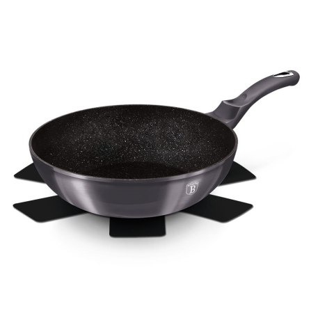 PATELNIA WOK GRANITOWA 28cm BERLINGER HAUS METALLIC LINE CARBON PRO BH-6900