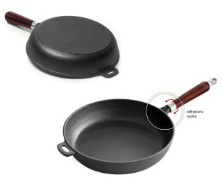 PATELNIA ŻELIWNA 26cm KRISBERG KS-2641