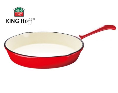 PATELNIA ŻELIWNA EMALIOWANA KiNGHOFF 25cm KH-2262