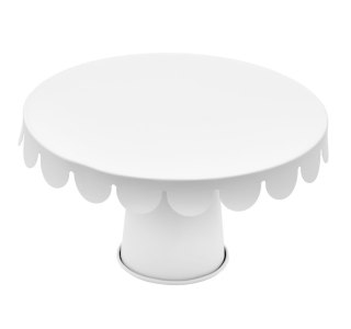 PATERA DO TORTU LUB CIASTEK 22CM BRUNBESTE BB-2726 BIAŁA