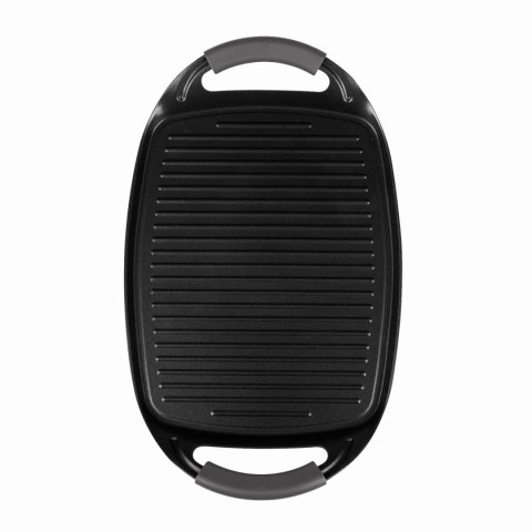 PŁYTA GRILLOWA TACA DO SMAŻENIA Z POWŁOKĄ TYTANOWĄ 47X29CM BERLINGER HAUS ANTRACIT BH-8137