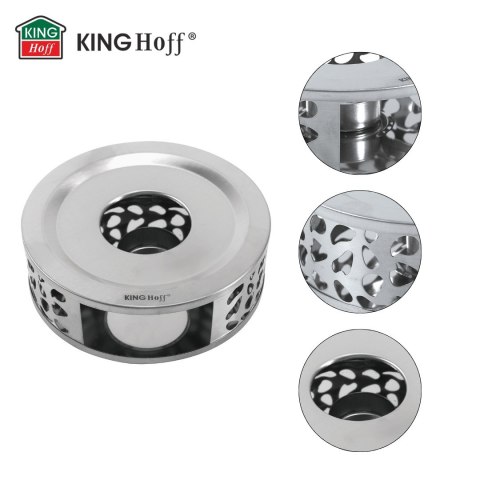 PODGRZEWACZ STALOWY DO ZAPARZACZY DZBANKÓW IMBRYKÓW TEA LIGHT KINGHOFF KH-1898