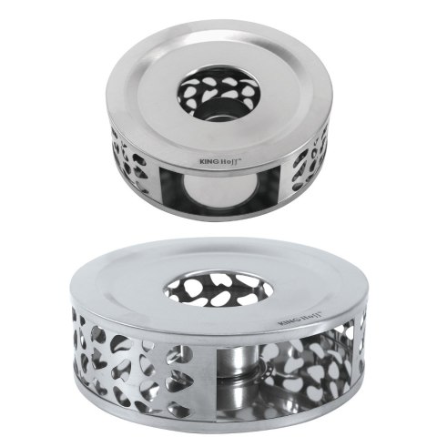 PODGRZEWACZ STALOWY DO ZAPARZACZY DZBANKÓW IMBRYKÓW TEA LIGHT KINGHOFF KH-1898
