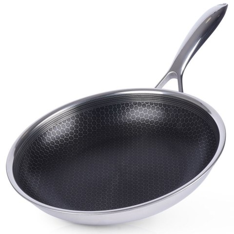 Patelnia stalowa ze stali nierdzewnej NON-STICK indukcja COOKCELL 24 cm ORION 112980