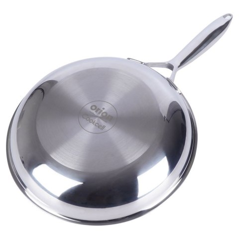 Patelnia stalowa ze stali nierdzewnej NON-STICK indukcja COOKCELL 24 cm ORION 112980