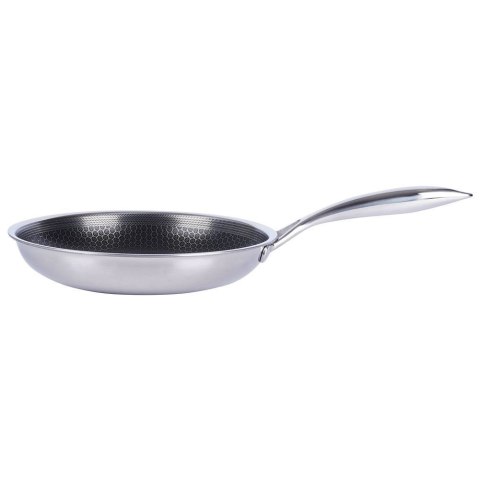 Patelnia stalowa ze stali nierdzewnej NON-STICK indukcja COOKCELL 24 cm ORION 112980